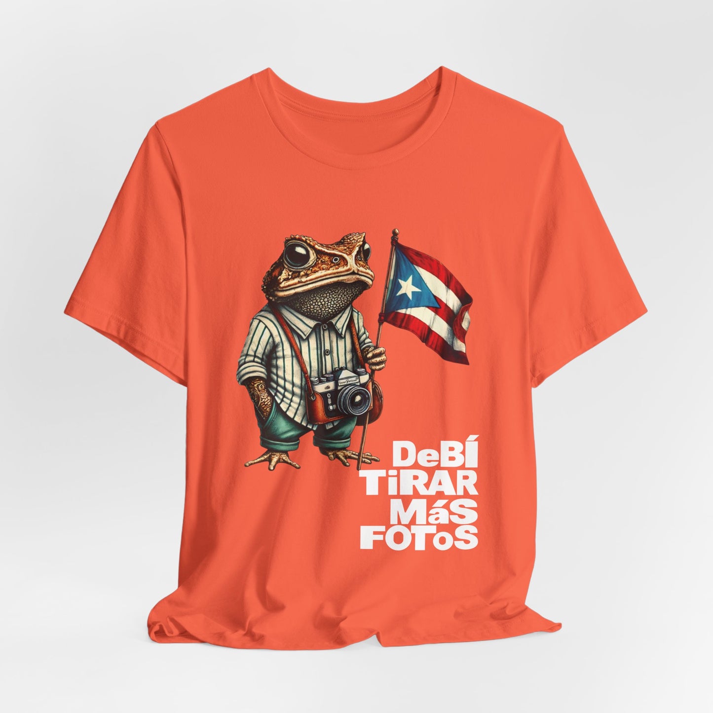Camiseta PUERTO RICO Unisex Coral SAPO CONCHO DTMF T-shirt |4EVERBORICUA
