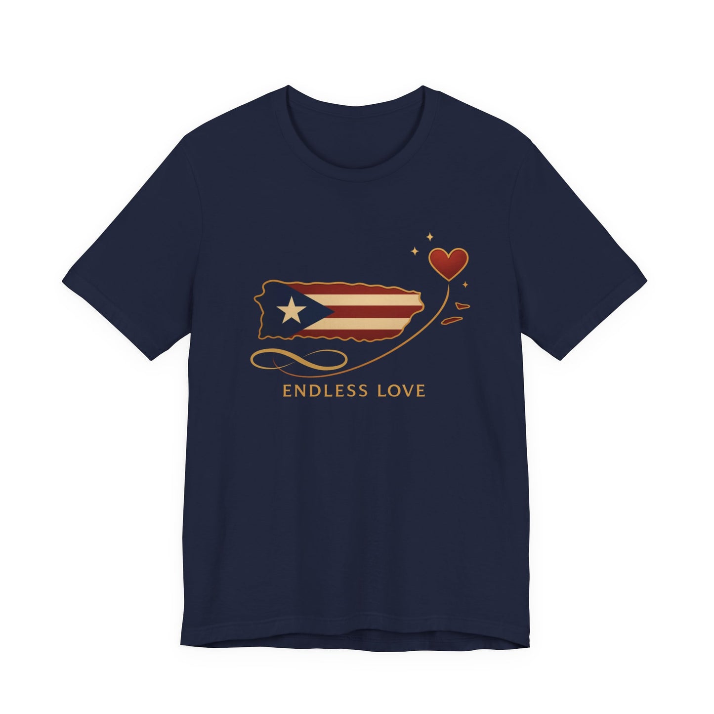 CAMISETA PUERTO RICO ENDELESS LOVE PR Shirt PUERTO RICAN DIASPORA - Diseño Exclusivo |4everBoricua