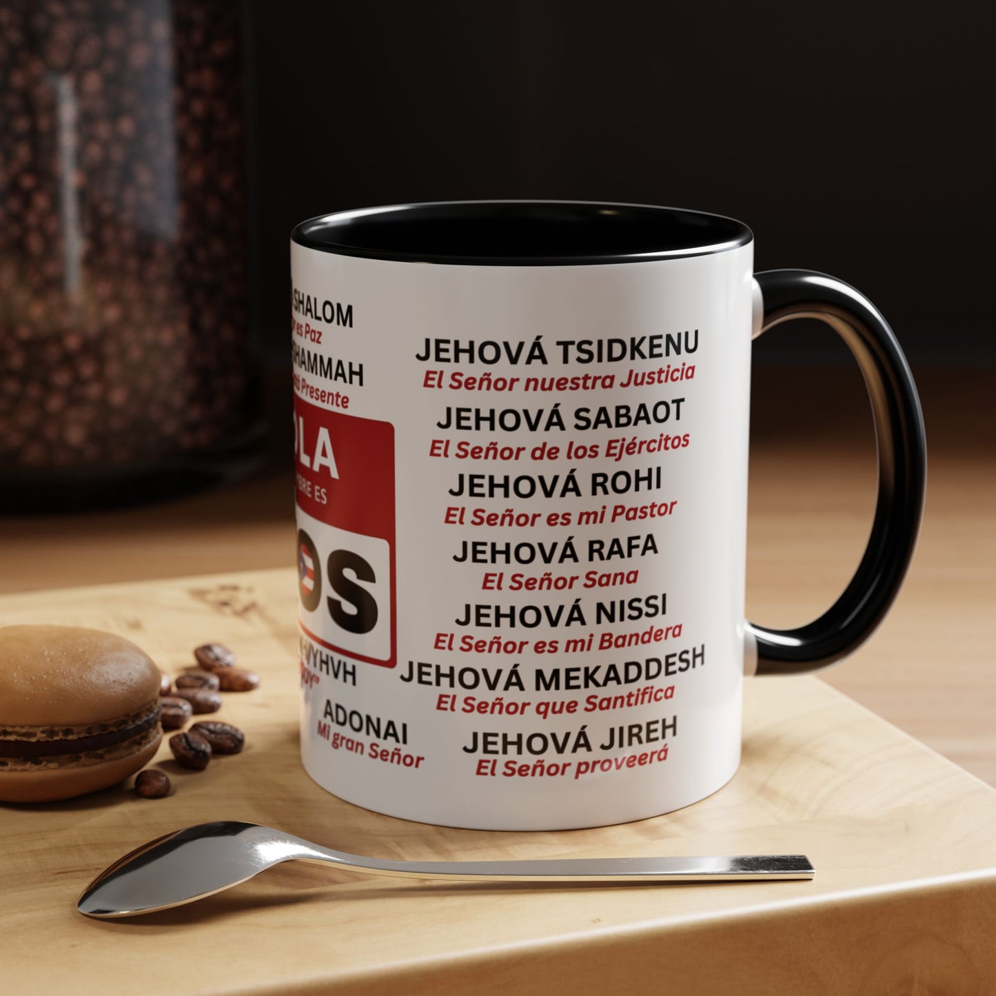 TAZA COFFEE MUG PUERTO RICO - 21 NOMBRES DE DIOS | 4EVERBORICUA
