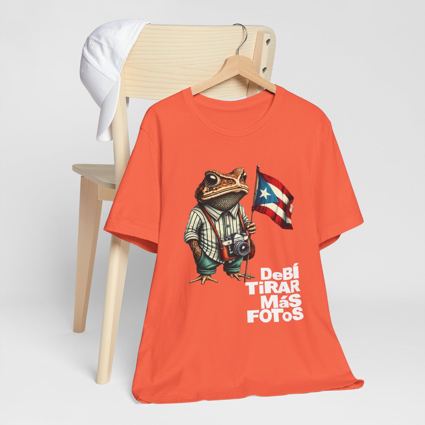 Camiseta PUERTO RICO Unisex Coral SAPO CONCHO DTMF T-shirt |4EVERBORICUA