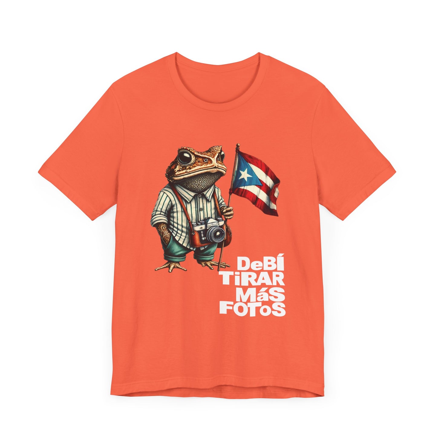 Camiseta PUERTO RICO Unisex Coral SAPO CONCHO DTMF T-shirt |4EVERBORICUA