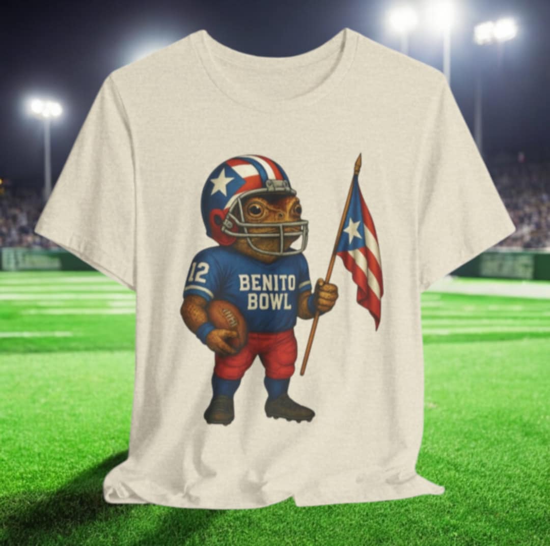 Trending! BENITO BOWL Puerto Rico Sapo Concho Shirt | Exclusive 4everBoricua™ Design | Unisex Tee | Different Colors
