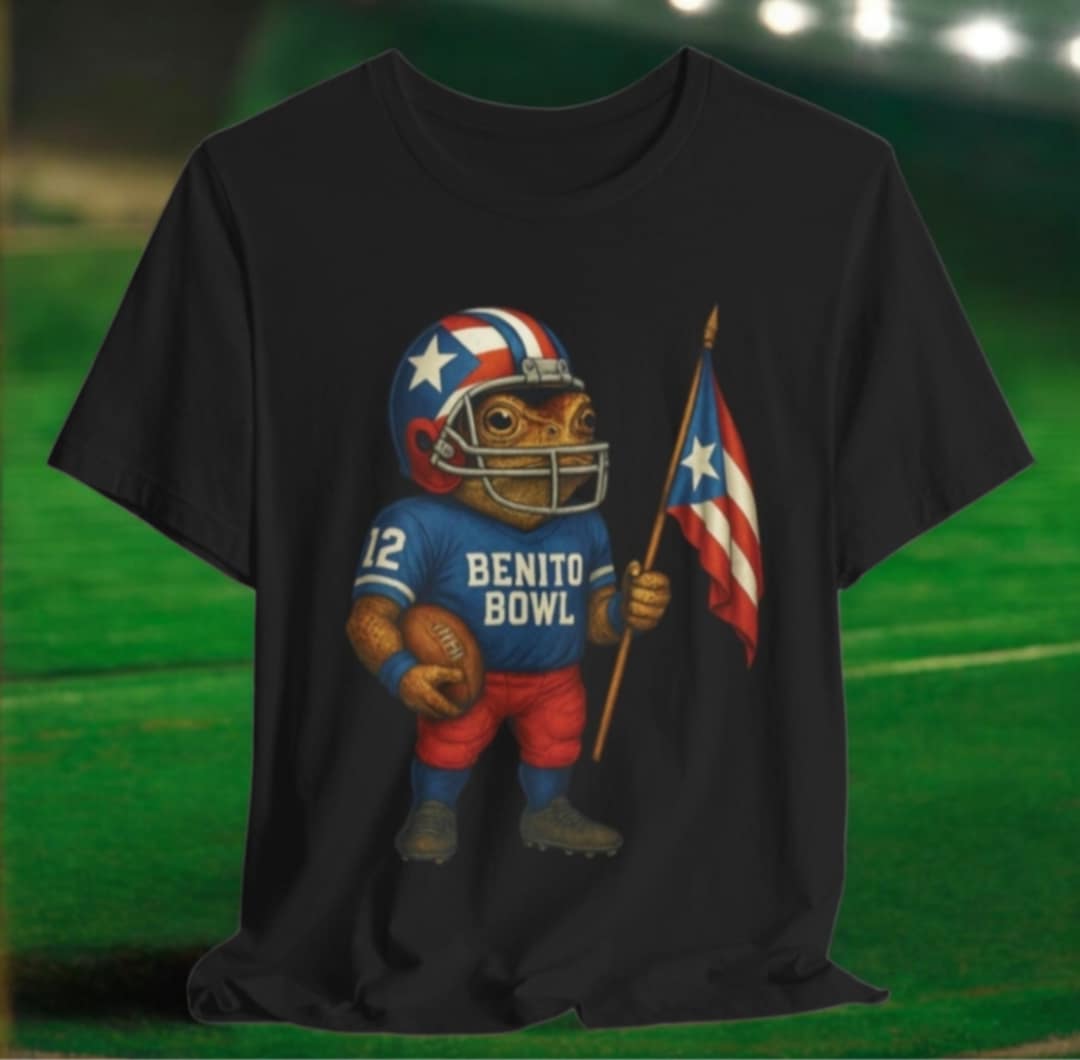 Trending! BENITO BOWL Puerto Rico Sapo Concho Shirt | Exclusive 4everBoricua™ Design | Unisex Tee | Different Colors