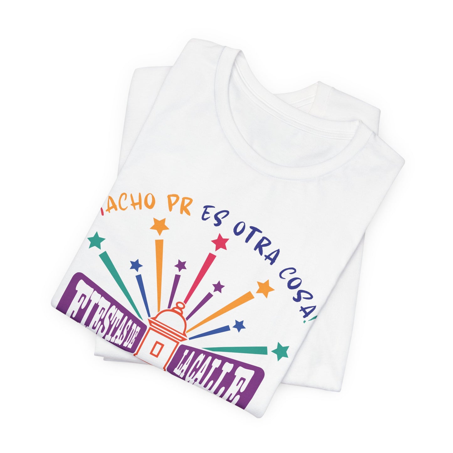 Camiseta Unisex ACHO PR Es Otra Cosa SANSE 2026 Puerto Rico PR Shirts Fiestas de la Calle San Sebastián - Blanca | 4everBoricua