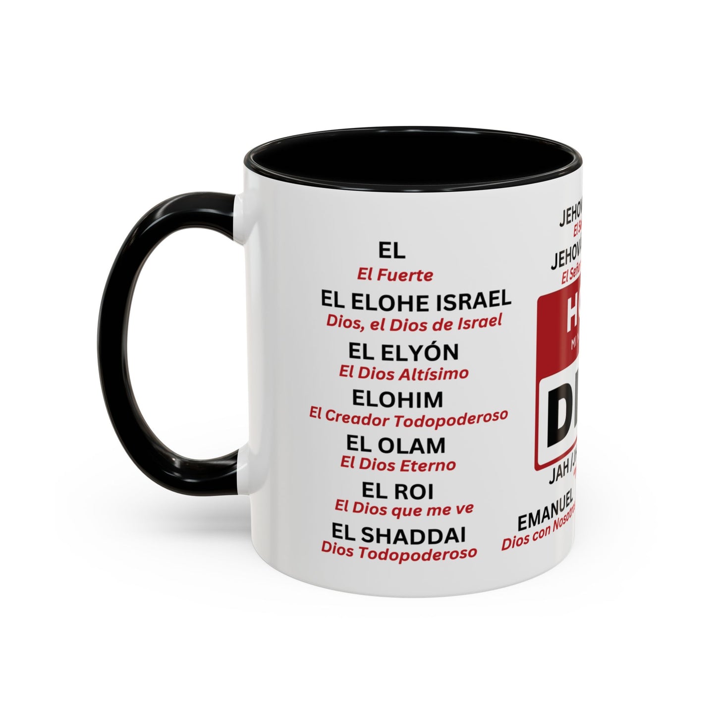 TAZA COFFEE MUG PUERTO RICO - 21 NOMBRES DE DIOS | 4EVERBORICUA