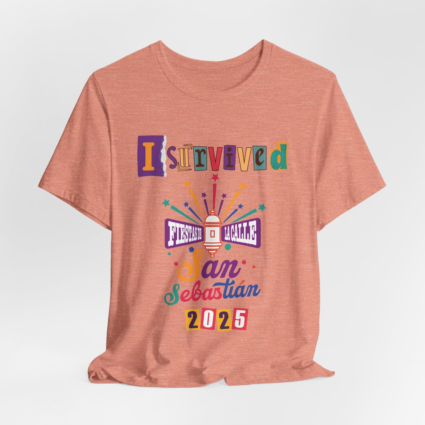 CAMISETAS PR UNISEX I SURVIVED FIESTAS DE LA SANSE 2025 T-Shirt Many Colors