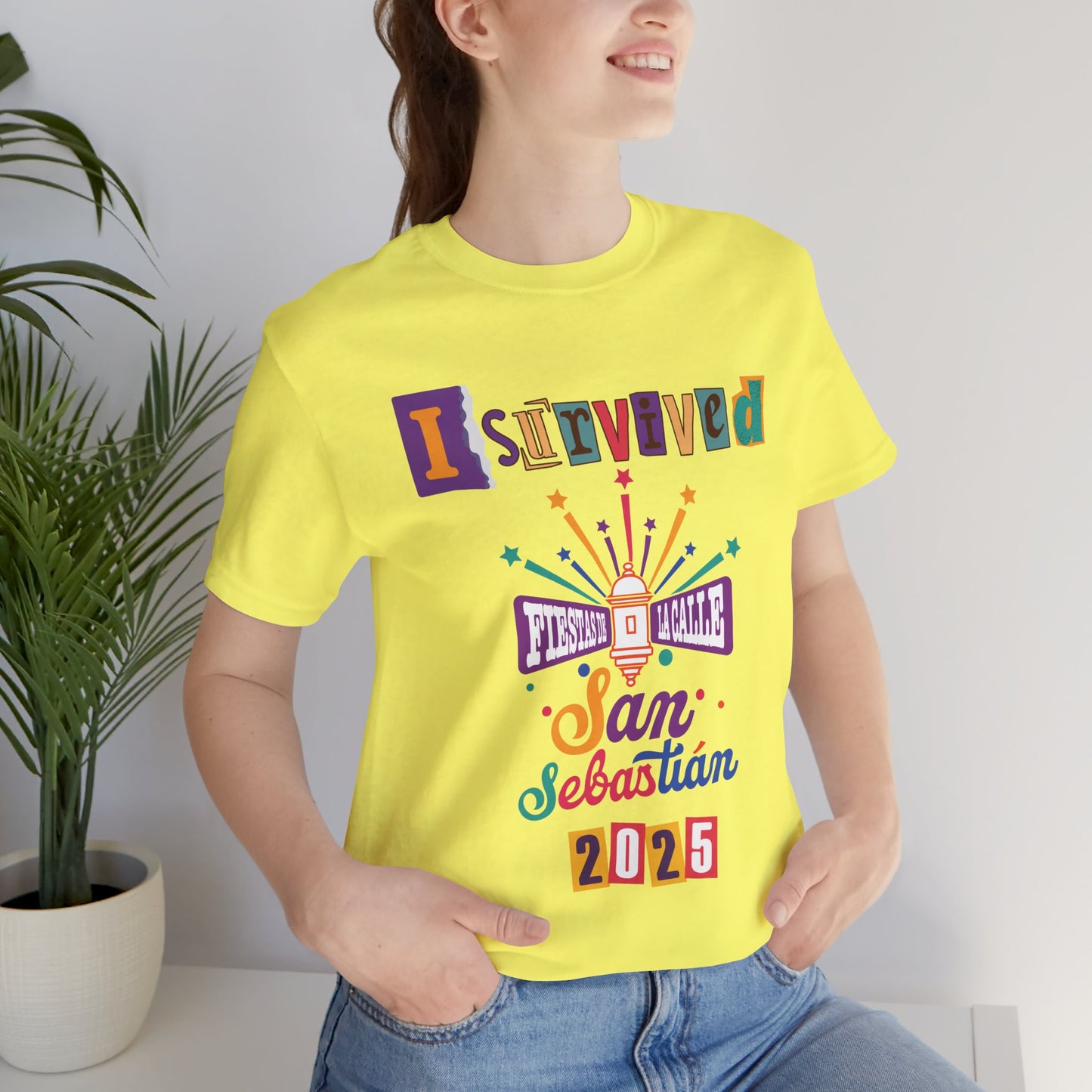 CAMISETAS PR UNISEX I SURVIVED FIESTAS DE LA SANSE 2025 T-Shirt Many Colors