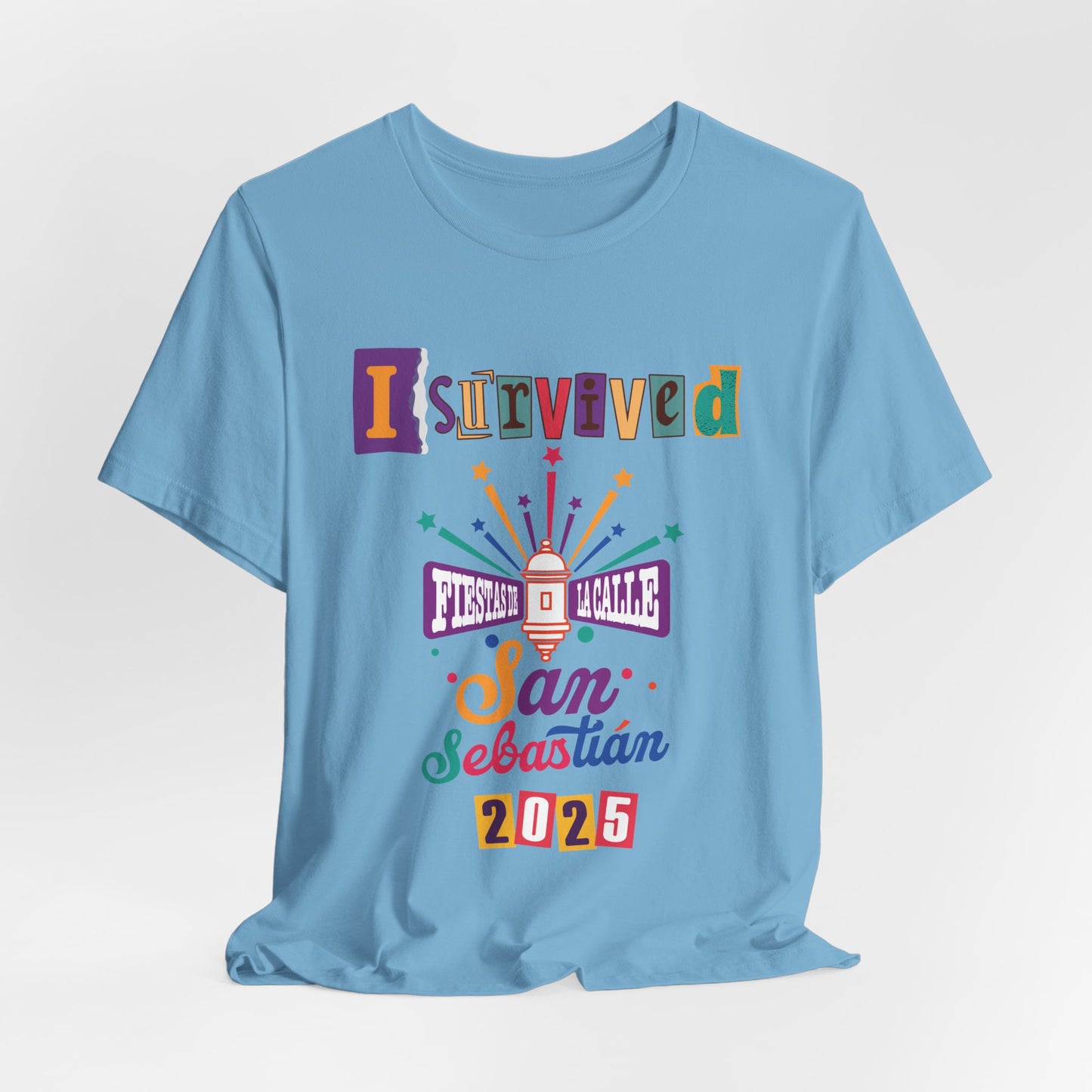 CAMISETAS PR UNISEX I SURVIVED FIESTAS DE LA SANSE 2025 T-Shirt Many Colors