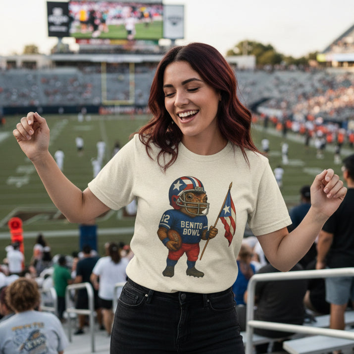 Trending! BENITO BOWL Puerto Rico Sapo Concho Shirt | Exclusive 4everBoricua™ Design | Unisex Tee | Different Colors
