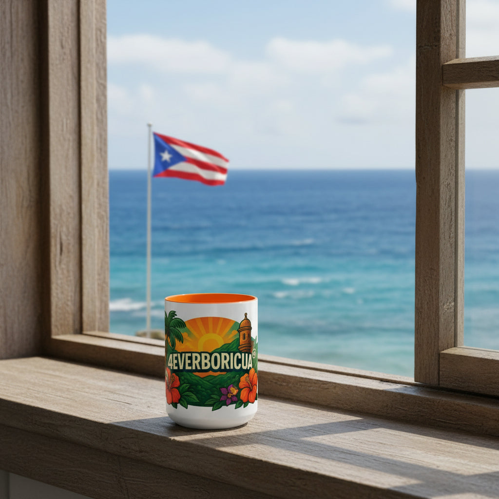 Special Edition 15oz. Taza 4everBoricua Brand Puerto Rico Sapo Concho Mug | Diseño Exclusivo 4EVERBORICUA