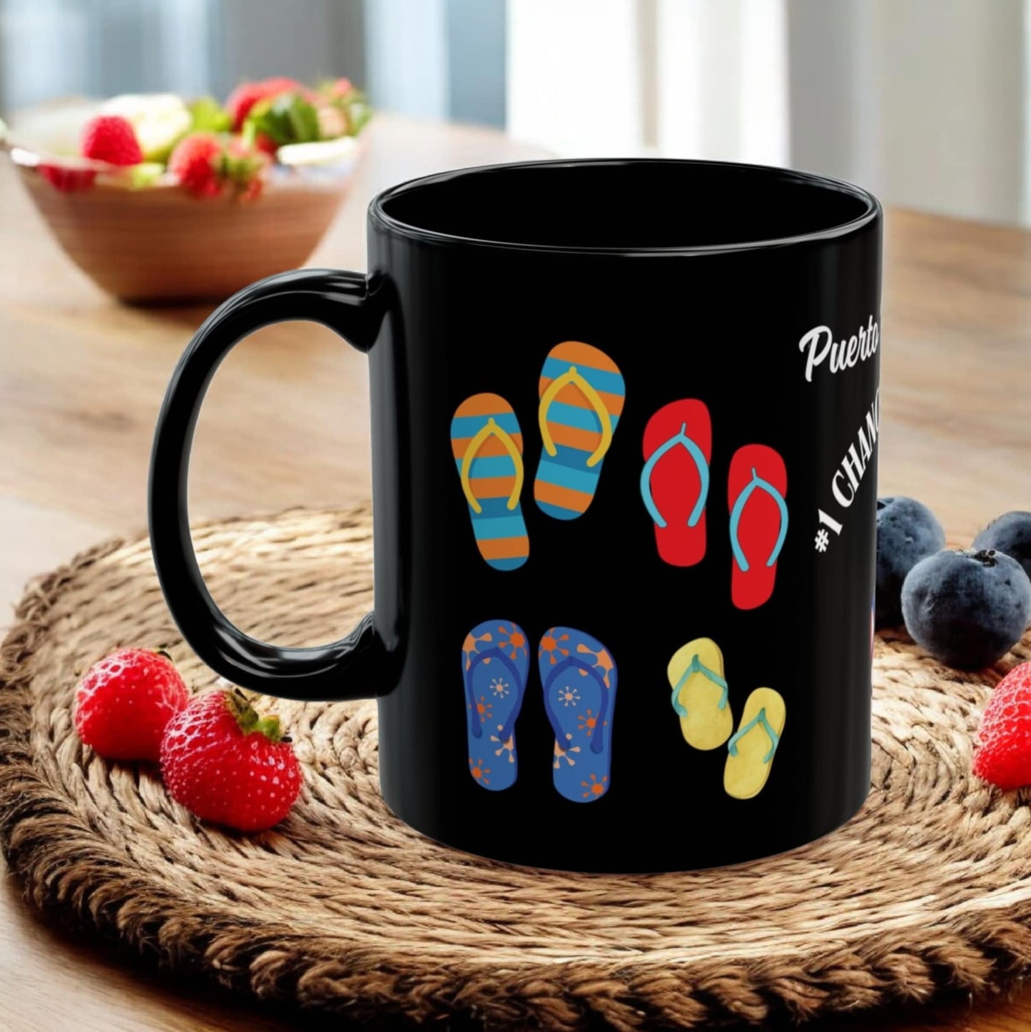 Puerto Rican Mom #1 Chancla Champion Funny Mug | Tazas Mamá | Regalos Días de las Madres