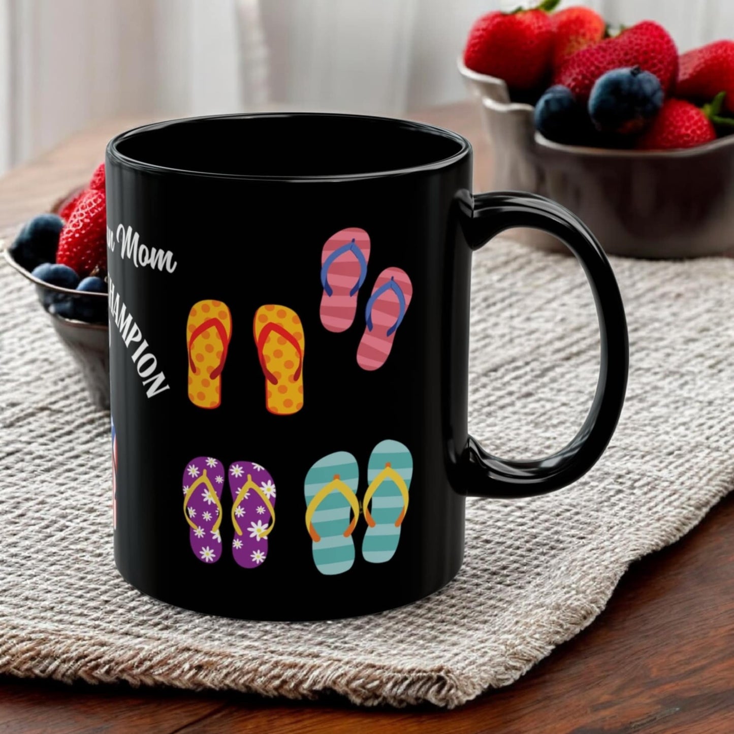 Puerto Rican Mom #1 Chancla Champion Funny Mug | Tazas Mamá | Regalos Días de las Madres